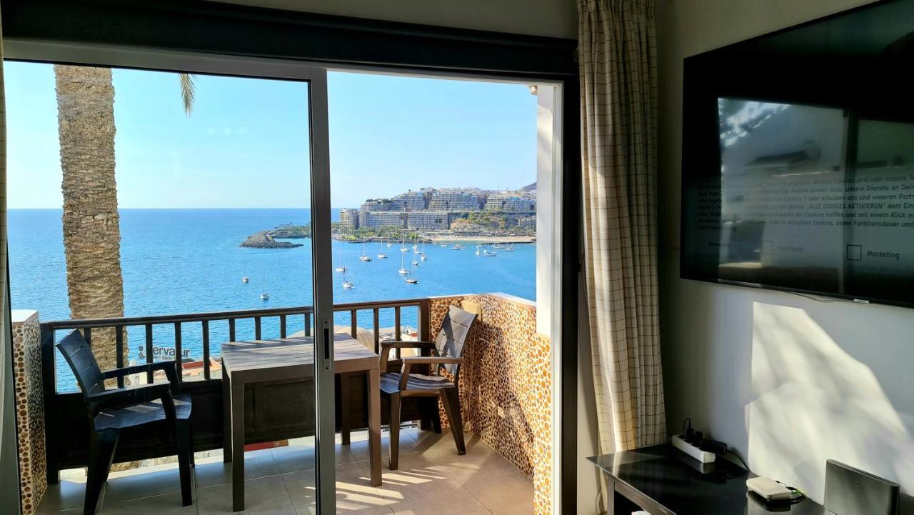 Deluxe Seaview-Sunsets !Transfe-R Inc! Pool,2Aircond,2Tv65",600Mb Dishwasher,,2 Beaches,Anfi-View Apartment Patalavaca Bagian luar foto