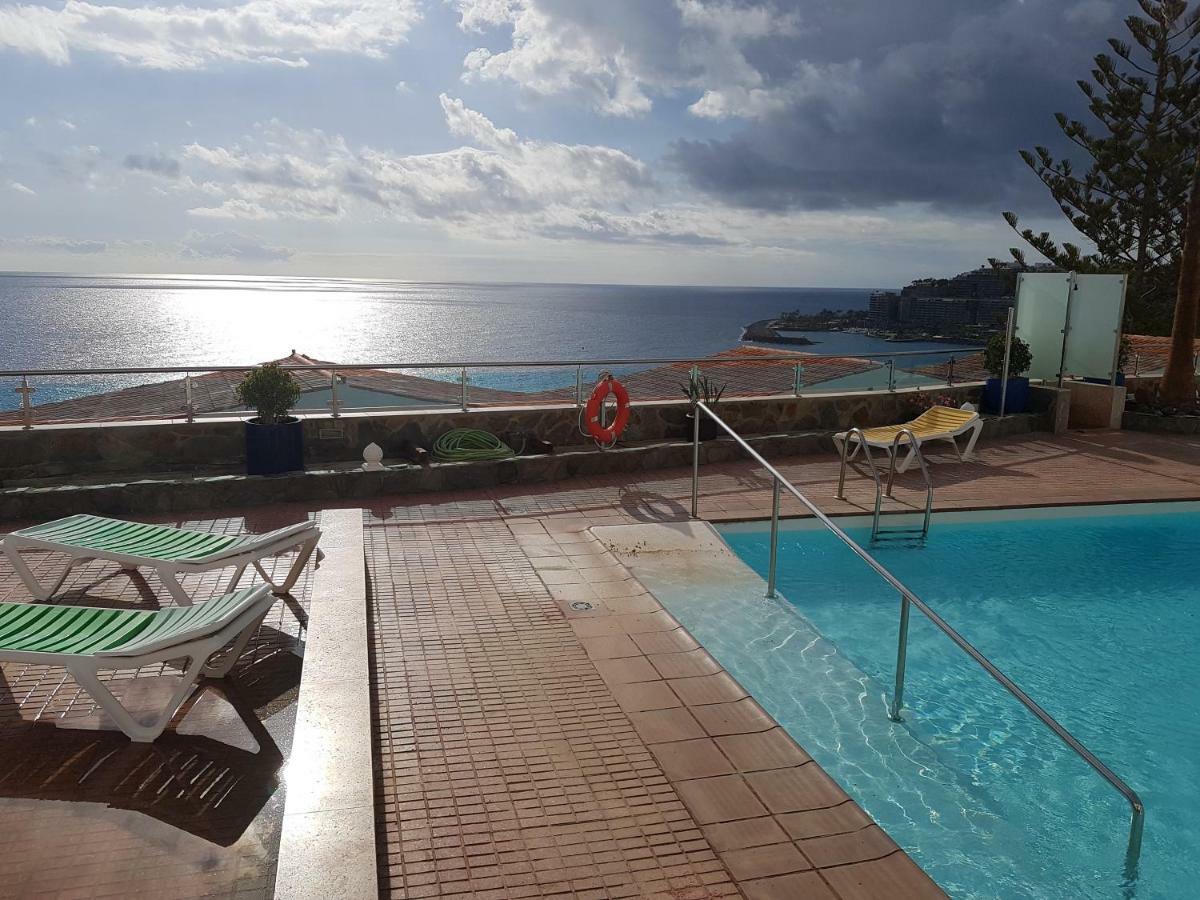 Deluxe Seaview-Sunsets !Transfe-R Inc! Pool,2Aircond,2Tv65",600Mb Dishwasher,,2 Beaches,Anfi-View Apartment Patalavaca Bagian luar foto